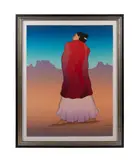 Eye Dazzler - 1990 by R. C. Gorman, lithograph on paper, sold Oct 2024