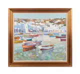 Colors of Greece - late 20th century by Howard Behrens, oil on canvas, sold Oct 2024