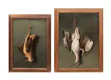 Untitled - Tromp L'oile Trophy Birds - late 19th century by Hal Alexander Courtney Morrison, oil on canvas, sold Oct 2024