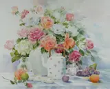 Wilmington by Aileen Mumford, watercolor on paper, sold Oct 2018