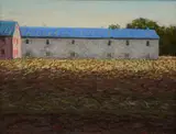 Untitled by Bob Richey, pastel "Long Barns, sold Oct 2018