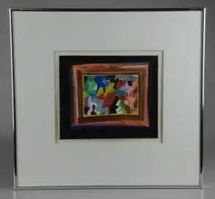 Untitled by Samuel Maitin, watercolor "Frames: Window, sold Oct 2018