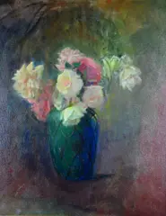 PA artist by Joseph Sacks, oil on canvas, sold Oct 2018