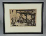 PA artist by Elizabeth Lentz Horter, etching, sold Oct 2018