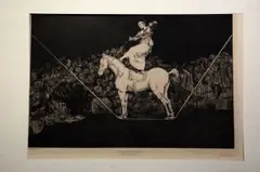 Untitled by Francisco Goya, etching with aquatint "Una Reina del Circo", sold Oct 2018