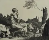 Untitled by William Strang, 1882, etching on paper "Prodigal Son", sold Oct 2018