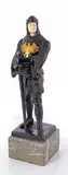 Cavalier by Julius Schmidt-Felling, bronze and ivory on marble base, sold Sep 2021
