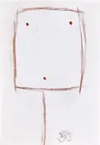 Square Portrait by Wopko Jensma, pastel on paper, sold Sep 2021