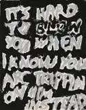 It's Hard to Blow Ya by Brett Charles Seiler, 2018, oil on canvas, sold Sep 2021