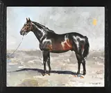 Stallion by Jaco Benade, 2009, oil on board, sold Sep 2021