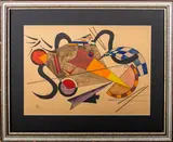 Untitled by Wassily Kandinsky, ink drawing and watercolor painting on paper, sold Mar 2022