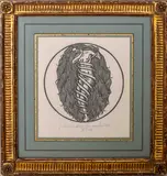 Untitled by Jacques Hnizdovsky, 1967, woodcut, sold Apr 2022