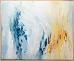 Untitled by Peggy Guylai, oil on canvas, sold Apr 2022