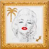 Untitled by Daniele Donde, mixed media painting, sold Apr 2022