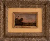 Florida Landscape” (also called “Tropical Landscape by Martin Johnson Heade, oil on board, sold May 2022
