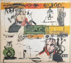 Untitled by Larry Rivers, screenprint and plexi glass mixed media collage, sold Jul 2022
