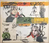 Untitled by Larry Rivers, screenprint and plexi glass mixed media collage, sold Jul 2022
