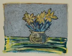 Still life no.2 by Annette Crompton, mixed media, sold Jul 2024