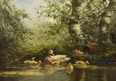 Untitled by Constant Artz, oil on canvas, sold Jun 2024