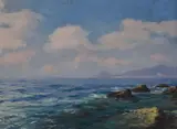 Untitled by Giuseppe Ariglia, oil on canvas, sold Jun 2024