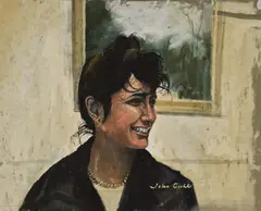 Untitled by John Cooke, oil, sold Jun 2024