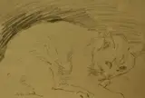 Untitled by John Cooke, pencil on paper, sold Jun 2024