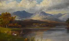 Untitled by William Lakin Turner, oil, sold May 2024