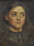 Untitled by Patti Mayor, oil on canvas, sold May 2024