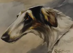 Untitled by Reuben Ward Binks, watercolour, sold May 2024