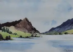 Untitled by E. Tompkins, watercolour, sold May 2024