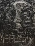 Untitled by Robin Tanner, etching, sold May 2024