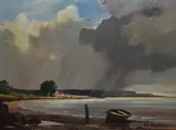 Untitled by Don Micklethwaite, oil on canvas, sold Apr 2024