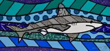 Baby Shark by Romero Britto, mixed media, sold Apr 2024