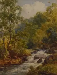 Untitled by William J. King, watercolor, sold Apr 2024