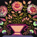 Nosegay by Linda Farquharson, linocut, sold Apr 2024