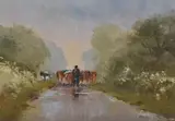 Untitled by Mary Wastie, oil on canvas, sold Apr 2024