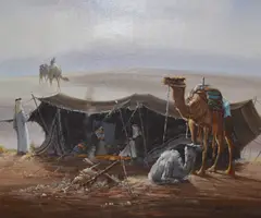Untitled by Sung H. Jee, oil on canvas, sold Apr 2024