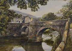 Untitled by G. H. Bishop, 1929, watercolour, sold Apr 2024