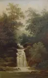 Untitled by Daniel H. Winder, Oil on board, a waterfall study, signed and dated, offered Aug 2026