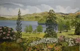 Coniston from Brantwood by Mary Edmondson, Oil on board, offered Aug 2026