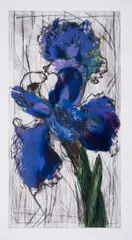 Untitled by William Kentridge, Etching with aquatint printed in colours with extensive hand-colouring in watercolour, sold Jul 2025