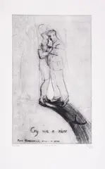 Untitled by Deborah Bell, Drypoint, sold Jul 2025