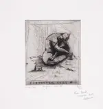 Untitled by Deborah Bell, Drypoint, sold Jul 2025