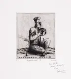 Untitled by Deborah Bell, Drypoint, sold Jul 2025