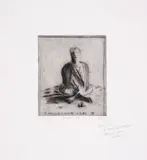 Untitled by Deborah Bell, Drypoint, sold Jul 2025