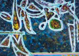 Untitled by Gillian Ayres, Etching with aquatint and carborundum, extensively hand-coloured in acrylic, sold Jul 2025