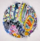 Untitled by Gillian Ayres, etching, sold Jul 2025