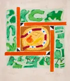 Untitled by Joe Tilson, Woodcut, sold Jul 2025