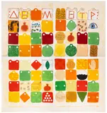 Untitled by Joe Tilson, etching, sold Jul 2025