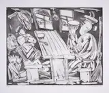 Untitled by Oleg Kudryashov, Etching with aquatint, sold Jul 2025